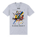 Heather Grey - Front - Apoh Unisex Adult Small Worlds Kandinsky T-Shirt