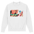 White - Front - Ren & Stimpy Unisex Adult Eediot Sweatshirt