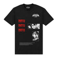 Black - Front - Horror Line Unisex Adult Multi Images T-Shirt