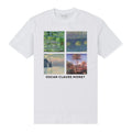 White - Front - Apoh Unisex Adult Oscar-Claude Monet T-Shirt