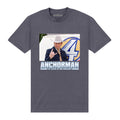 Charcoal - Front - Anchorman Unisex Adult Champ Kind T-Shirt