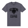 Charcoal - Front - Anchorman Unisex Adult Panther T-Shirt