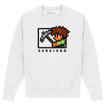 White - Front - Terraria Unisex Adult Survivor Sweatshirt