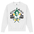 White - Front - Elf Unisex Adult Ye Olde Ninny Muggins Sweatshirt