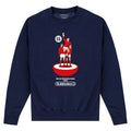 Navy - Front - Subbuteo Unisex Adult All Over Sweatshirt