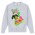 Heather Grey - Front - Elf Unisex Adult Food Groups Sweatshirt