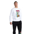 White - Back - Prince Unisex Adult Sliced Sweatshirt