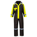 Black - Front - Portwest Unisex Adult Winter Overalls