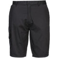 Black - Front - Portwest Mens Combat Shorts