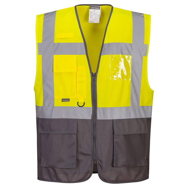 Portwest Mens Warsaw Contrast Hi-Vis Vest