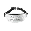 White-Black - Front - RockSax The Wall Pink Floyd Bum Bag