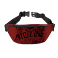 Red-Black - Front - RockSax Girls Live Motley Crue Bum Bag