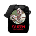 Black - Front - RockSax News Of The World Queen Crossbody Bag