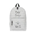 White - Front - RockSax The Wall Pink Floyd Backpack
