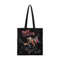 Black-Multicoloured - Front - RockSax Trooper Iron Maiden Tote Bag