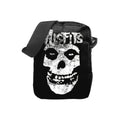 Black-White - Front - RockSax Glow Fiend Misfits Crossbody Bag