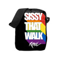 Black-White - Front - RockSax Sissy That Walk RuPaul Crossbody Bag