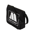 Black-White - Front - RockSax Motown Flap Top Messenger Bag