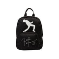 Black-White - Front - RockSax Printed Signature Freddie Mercury Backpack
