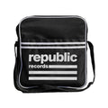Black-White - Front - RockSax Republic Records Zip Top Messenger Bag