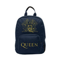 Blue-Gold - Front - RockSax Royal Crest Queen Mini Backpack