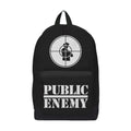 Black-White - Front - RockSax Target Public Enemy Backpack
