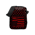 Black-Red - Front - RockSax USA Stars Rage Against the Machine Crossbody Bag