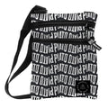 Black-White - Front - RockSax Panic! At The Disco Crossbody Bag