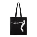 Black-White - Front - RockSax Miles Davis Tote Bag