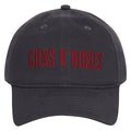 Black - Back - Amplified Guns N Roses Logo Baseball Cap