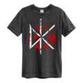 Black - Front - RockSax Unisex Adult Dead Kennedys Vintage Logo T-Shirt
