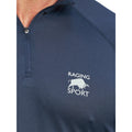 Navy - Side - Raging Bull Mens Performance Quarter Zip Long-Sleeved Track Top