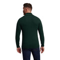 Forest - Back - Raging Bull Mens Classic Knitted Cashmere Blend Quarter Zip Jumper