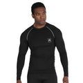 Black - Back - Raging Bull Mens Compression Long-Sleeved Top