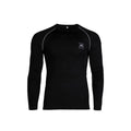 Black - Front - Raging Bull Mens Compression Long-Sleeved Top