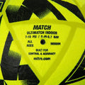 Yellow-Black - Back - Mitre Ultimatch Indoor Football