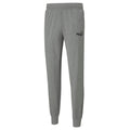 Grey Heather - Front - Puma Mens ESS Slim Jogging Bottoms