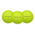 Yellow - Back - Masters Prisma Titanium Golf Balls (Pack Of 12)