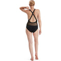 Black - Pack Shot - Speedo Womens-Ladies Power Eco Endurance+ One Piece Swimsuit