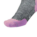 Navy-Mauve Marl - Side - 1000 Mile Womens-Ladies Fusion Walk Socks