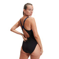 Black-Blue - Back - Speedo Womens-Ladies Hyperboom Splice One Piece Swimsuit