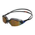 Black-Gold - Front - Speedo Unisex Adult Aquapulse Pro Mirror Swimming Goggles