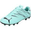 Peppermint-Black - Front - Puma Childrens-Kids Attacanto Turf Training Football Boots