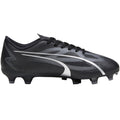 Black-Silver - Back - Puma Childrens-Kids Ultra Play Football Boots