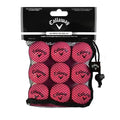 Neon Pink - Back - Callaway Soft Flight Golf Balls (Pack of 9)