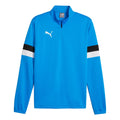 Blue - Front - Puma Mens TeamRISE Quarter Zip Top