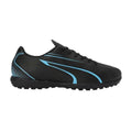 Black-Luminous Blue - Back - Puma Mens Vitoria Turf Training Football Boots