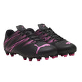 Yellow-Black - Side - Puma Childrens-Kids Attacanto Football Boots