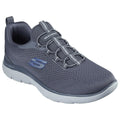 Charcoal - Front - Skechers Mens Summits Trainers