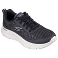 Black-Lilac - Front - Skechers Womens-Ladies Go Walk Flex Trainers